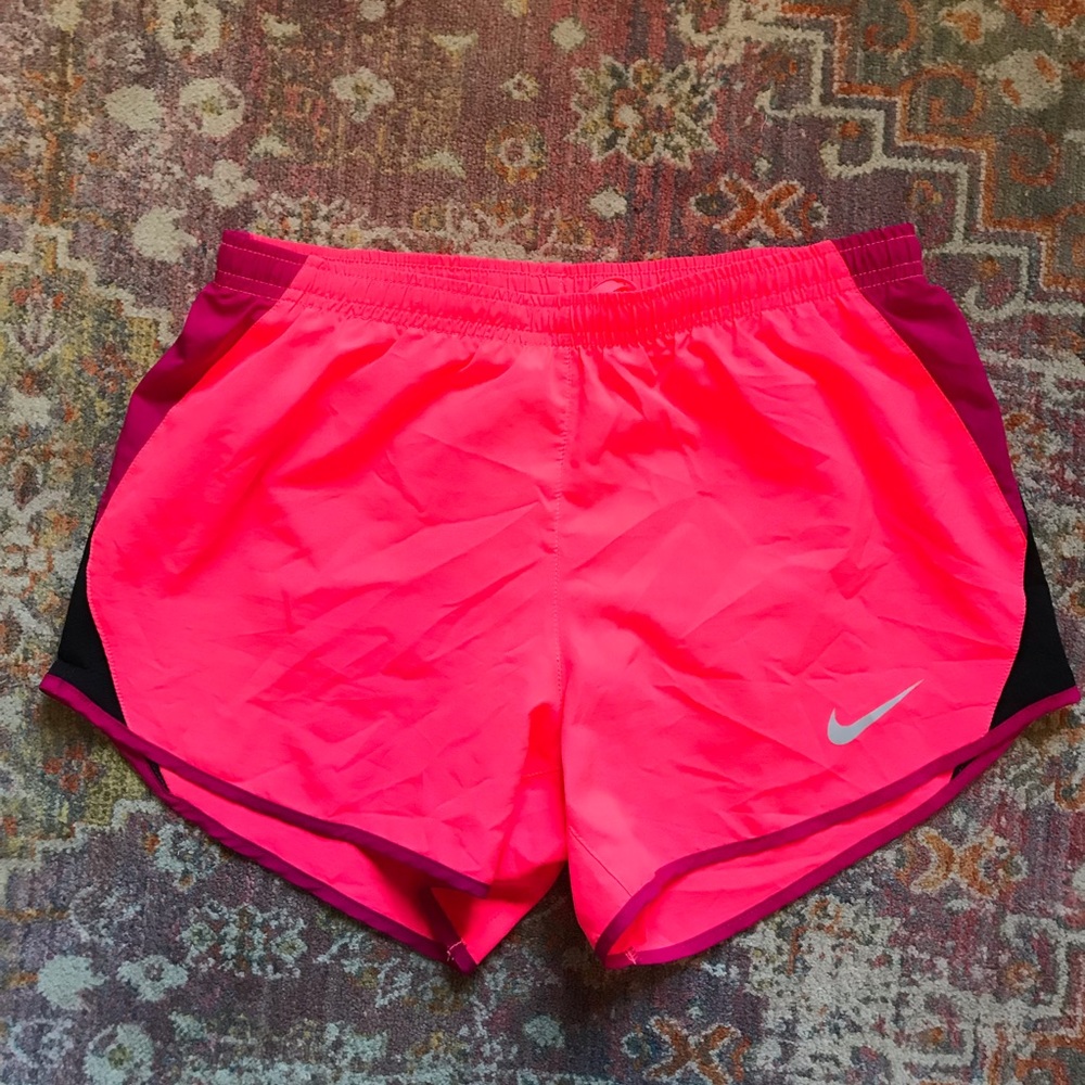 Nike Pink Black Running Shorts Women's Size XS